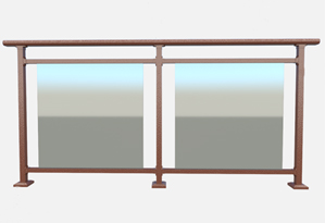 鋁合金玻璃陽台護欄（lán）