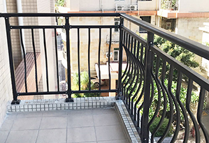 彎弧陽台護欄
