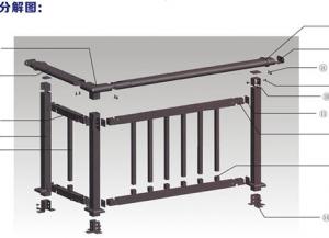 護欄配件（jiàn）陽台護欄（lán）配件連接件